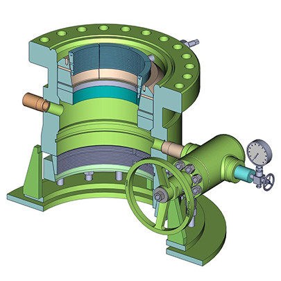 Bottom slip casing head  Assembly